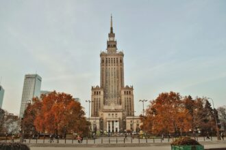 high rise building beside park