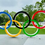 red blue and green heart shaped decor