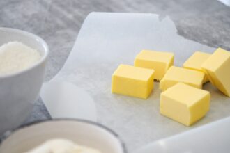 white ceramic bowl with white liquid