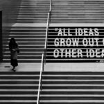 woman walking through downstairs