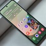 A close up of a cell phone on a table