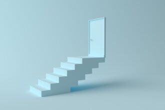 a pile of white cubes