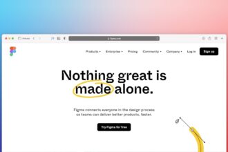 a computer screen with the words nothing great is made alone