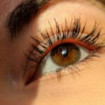 woman left eye
